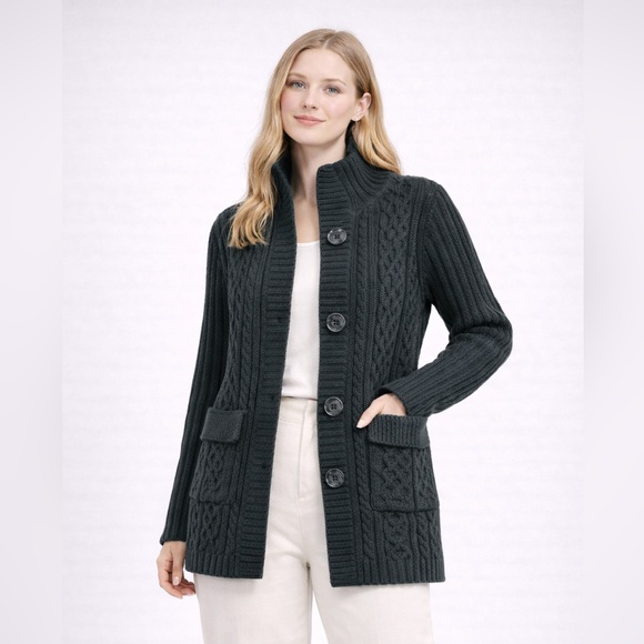 Jackets & Blazers - Wool blended cardigan jacket